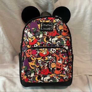 Disney Parks Halloween Loungefly Mini Backpack Mickey Mouse & Friends 2022 Ears